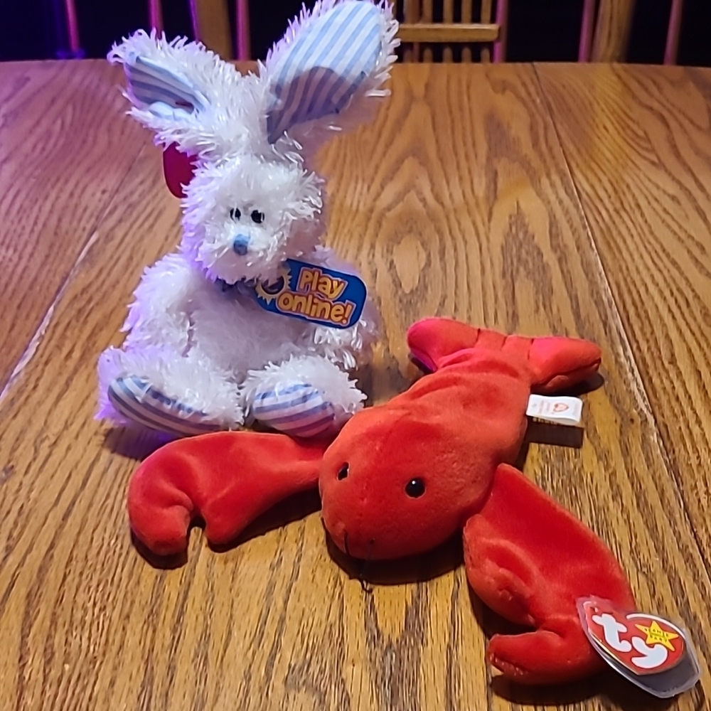 Pinchers and Hopsy Beanie Babies - Set of 2